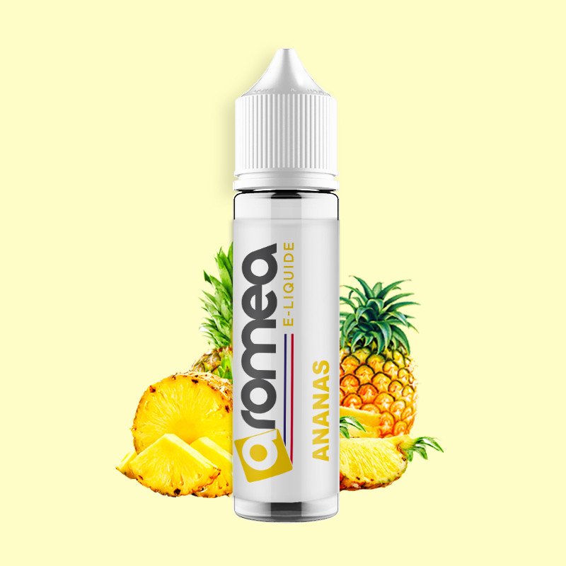 [E1D-40-01] E-liquide Ananas 50ml - Aromea (0 mg)