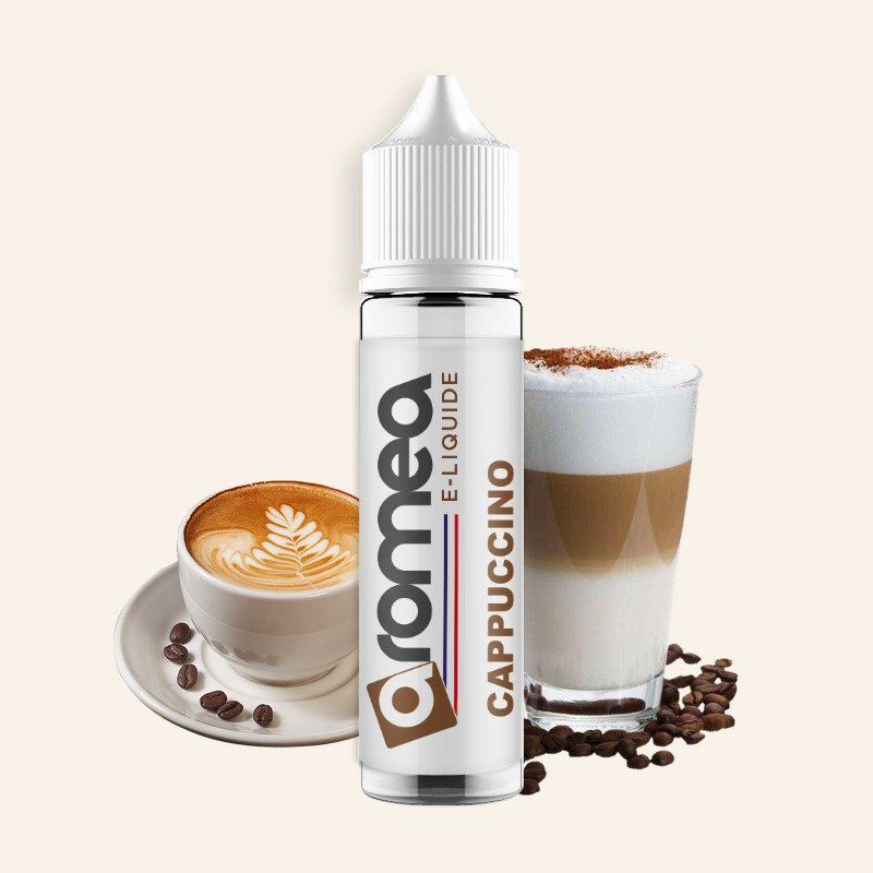 [E1D-60-01] E-liquide Cappuccino 50ml - Aromea (0 mg)
