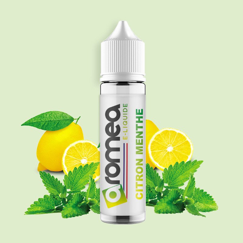 [E1D-10-11] E-liquide Citron/Menthe 50ml - Aromea (0 mg)