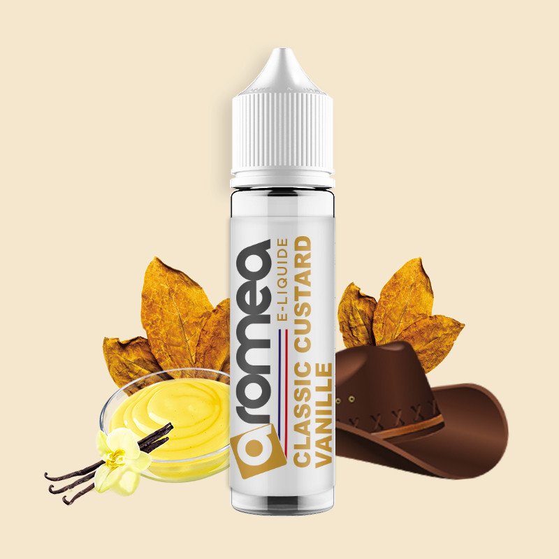 [E1D-20-05] E-liquide Classic / Custard Vanille 50ml - Aromea (0 mg)