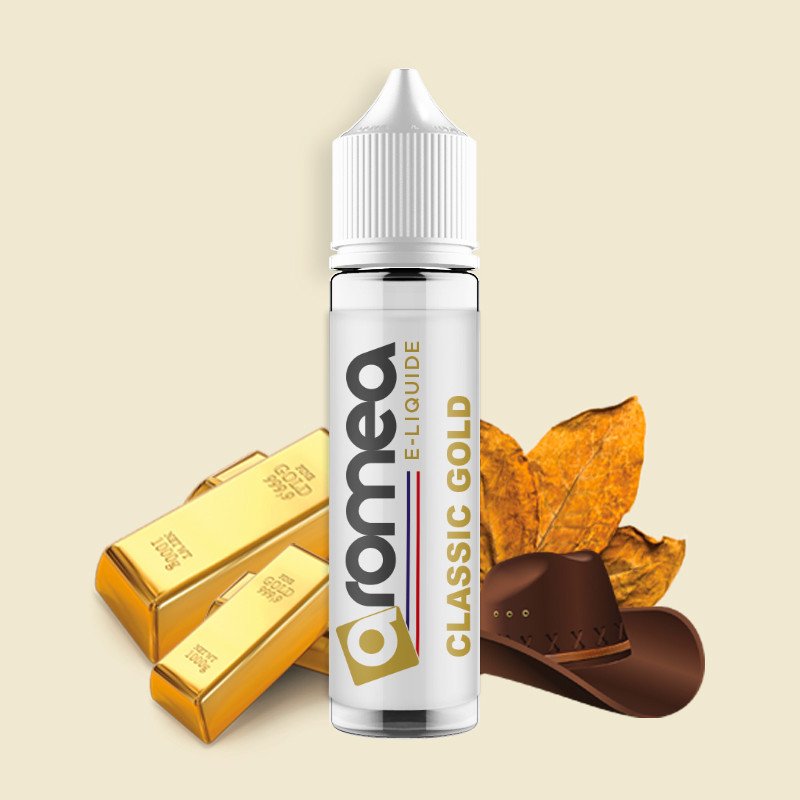[E1D-30-10] E-liquide Classic Gold 50ml - Aromea (0 mg)