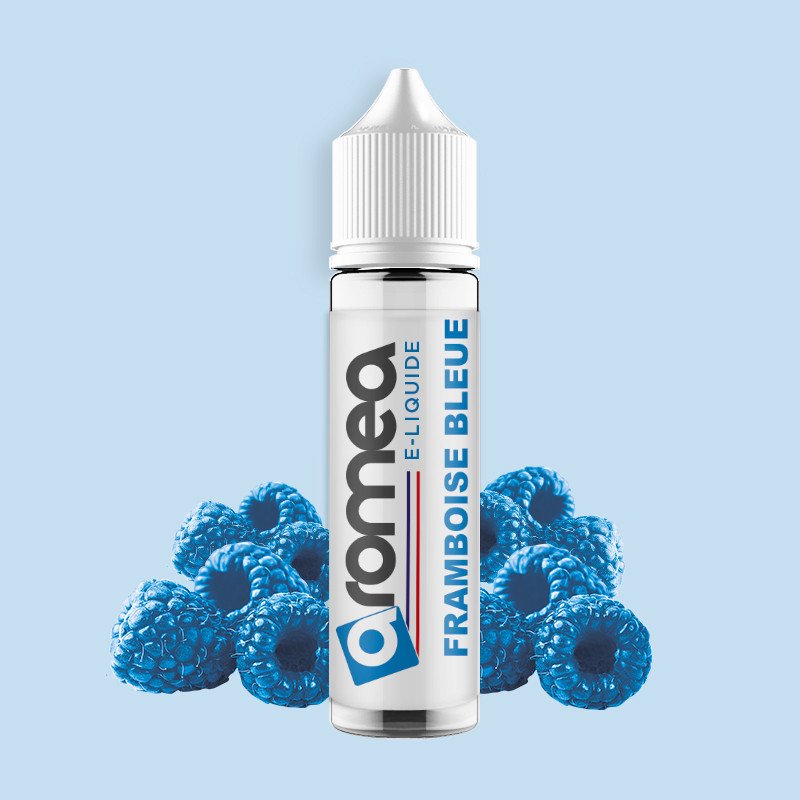 [E1D-10-05] E-liquide Framboise bleue 50ml - Aromea (0 mg)