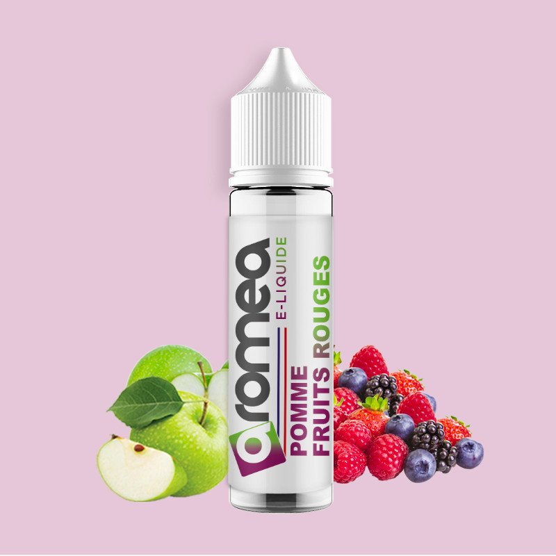 [E1D-30-03] E-liquide Pomme/Fruits Rouges 50ml - Aromea (0 mg)
