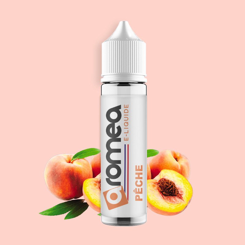 [E1D-40-16] E-liquide Pêche 50ml - Aromea (0 mg)