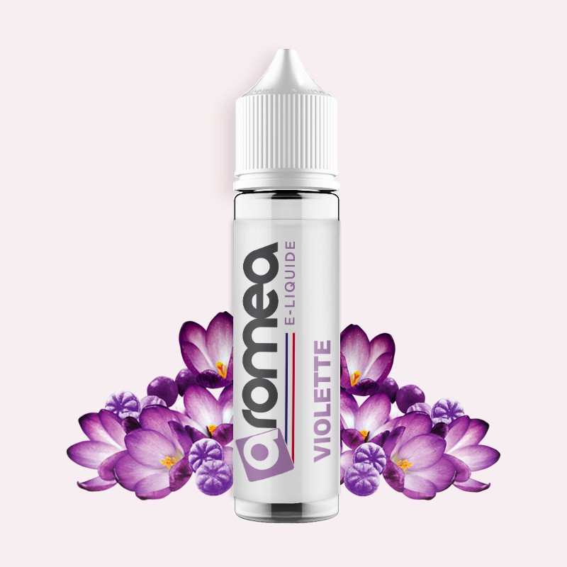 [E1D-30-02] E-liquide Violette 50ml - Aromea (0 mg)