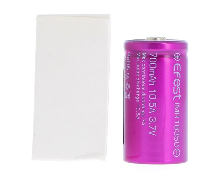 [C2D-30-9] Accu EFEST 18350 - 700mah - 10.5A