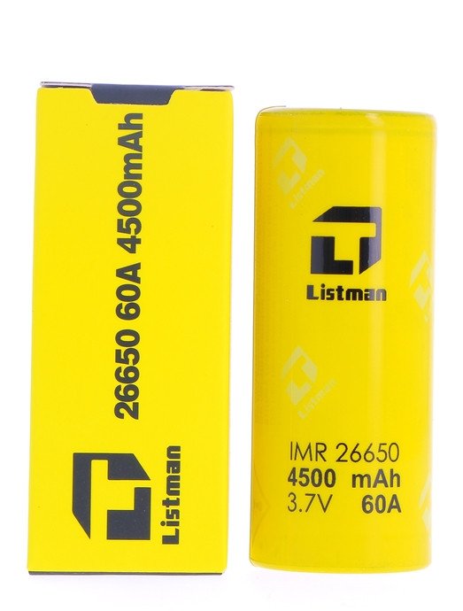 [#C2D-30-4-LUNIT] Accu 26650 4500 mAh - Listman