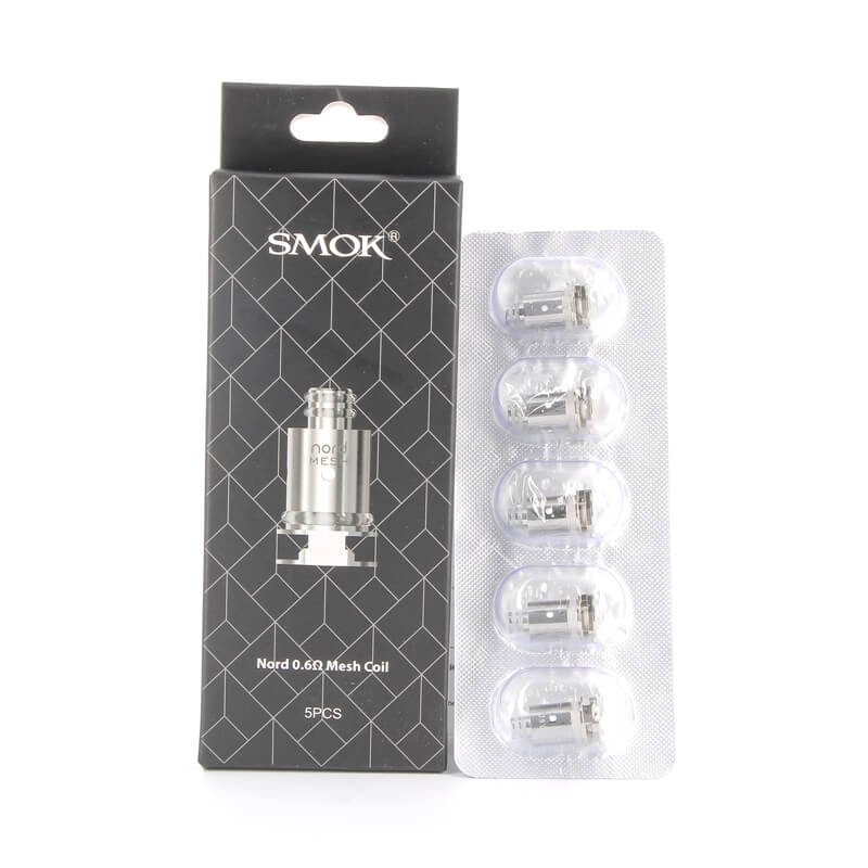 [B1G-40-25] Résistances Nord Pod/DotStick (x5) - Smoktech (Mesh 0,6 Ω)