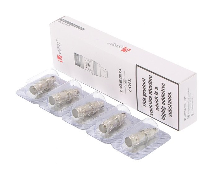 [B1G-60-5] Résistances Cosmo & Tyro (x5) - Vaptio (1.2 Ω)