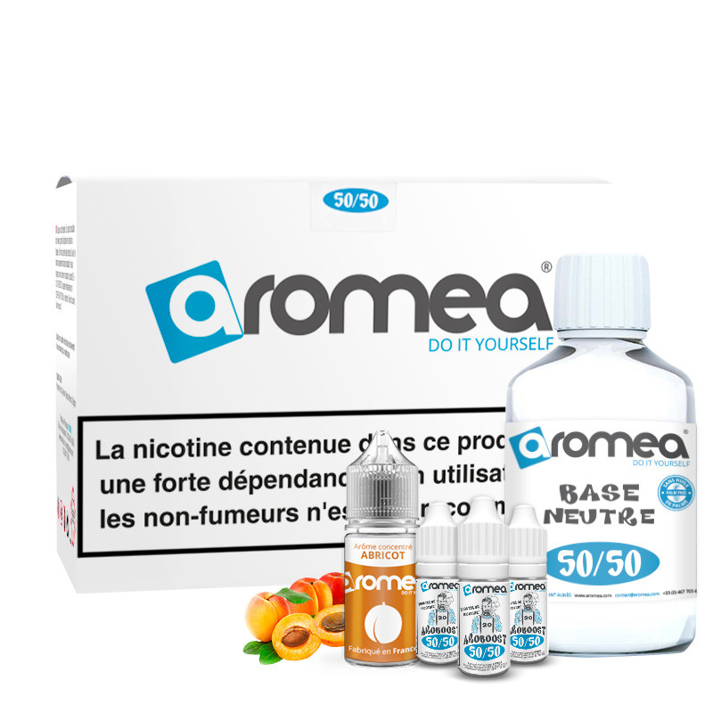 [A1G-10-2 + B2G-10-1] E-liquide DIY abricot 230ml - Aromea (0 mg (sans nicotine))