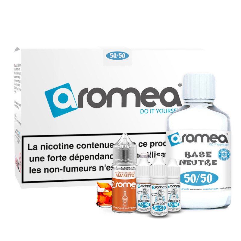[A1G-10-2 + B2G-10-6] E-liquide DIY amaretto 230ml - Aromea (0 mg (sans nicotine))
