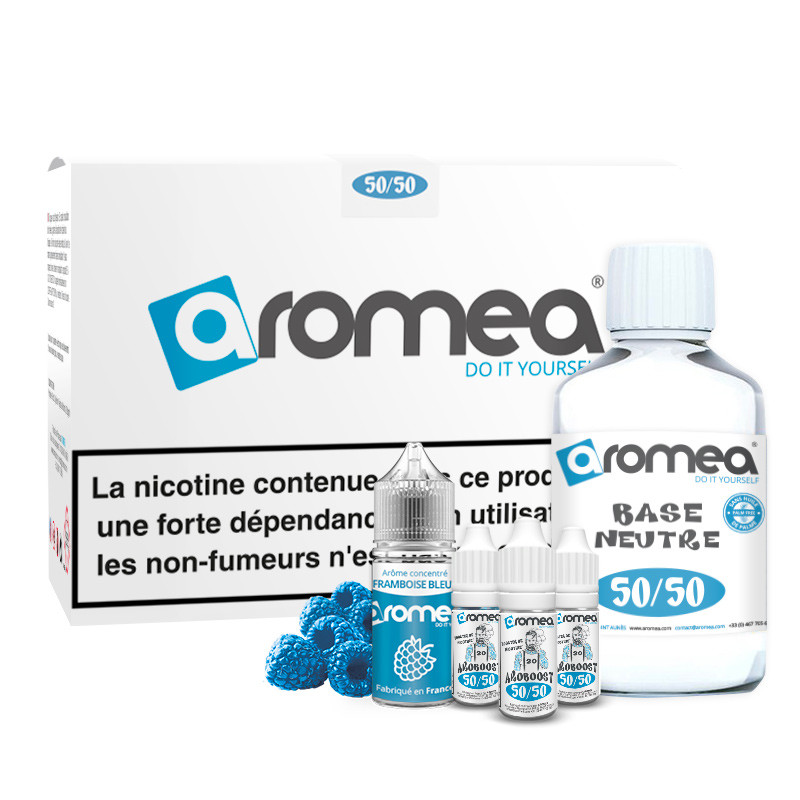 [A1G-10-2 +B2G-10-8] E-liquide DIY Framboise bleue 230ml - Aromea (0 mg (sans nicotine))