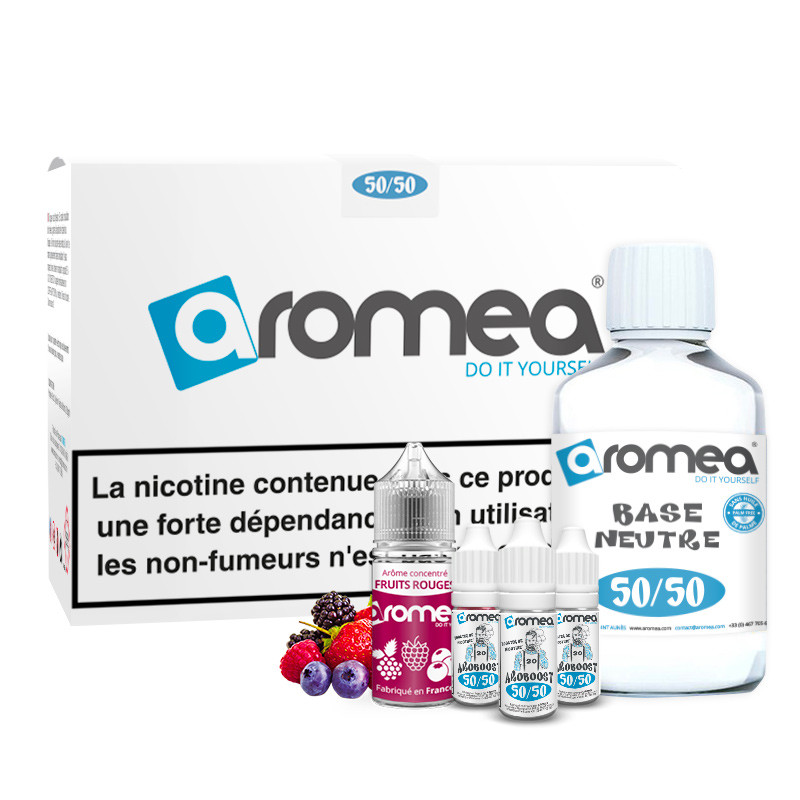 [A1G-10-2 +B2G-10-12] E-liquide DIY Fruits rouges 230ml - Aromea (0 mg (sans nicotine))