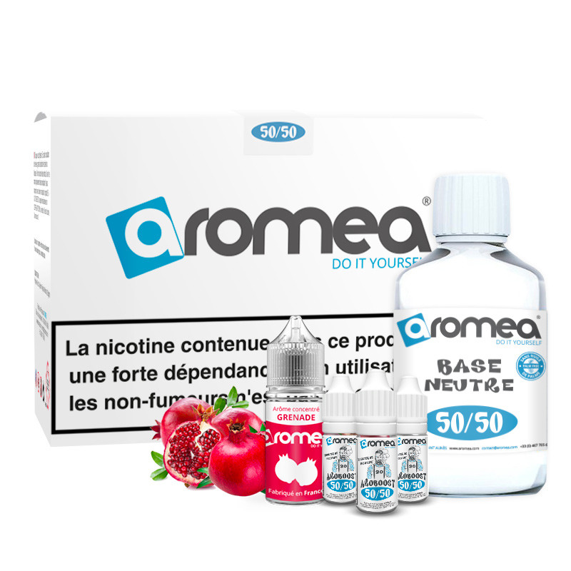 [A1G-10-2 +B2G-20-13] E-liquide DIY Grenade 230ml - Aromea (0 mg (sans nicotine))