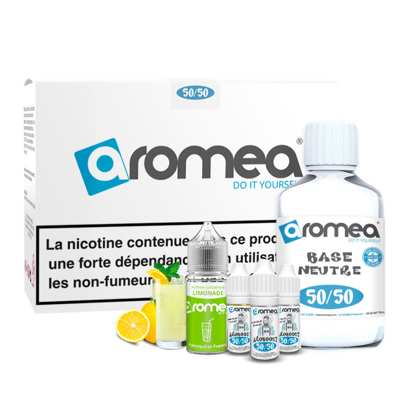 [A1G-10-2 +B2G-10-26] E-liquide DIY Limonade 230ml - Aromea (0 mg (sans nicotine))