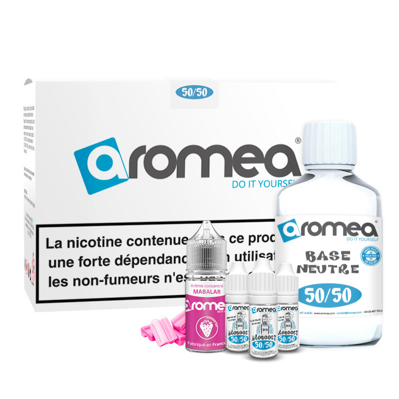 [A1G-10-2 +B2G-40-13] E-liquide DIY Mabalar 230ml - Aromea (0 mg (sans nicotine))