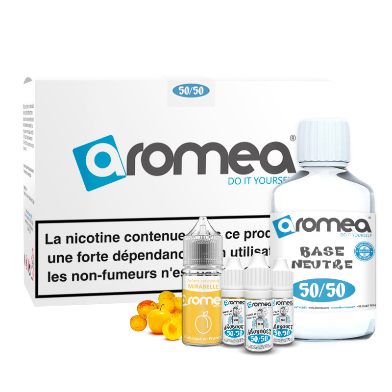 [A1G-10-2 +B2G-60-12] E-liquide DIY Mirabelle 230ml - Aromea (0 mg (sans nicotine))