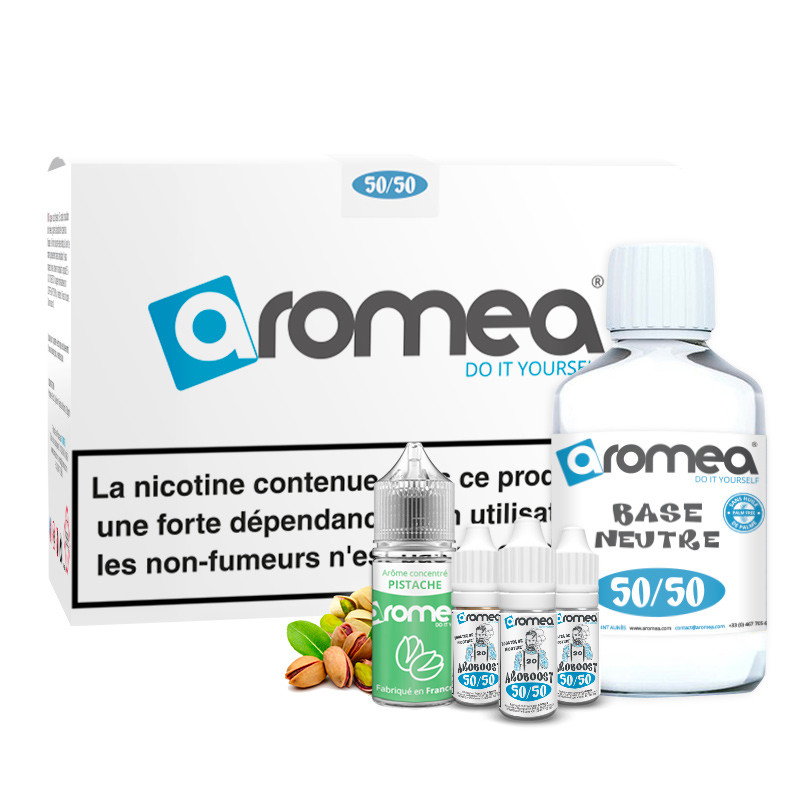 [A1G-10-2 +B2G-90-14] E-liquide DIY Pistache 230ml - Aromea (0 mg (sans nicotine))