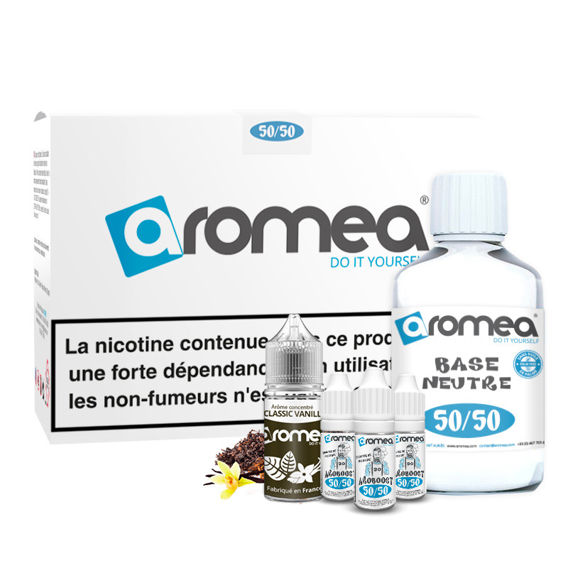 [A1G-10-2 +B2G-60-6] E-liquide DIY Tobacco vanillé 230ml - Aromea (0 mg (sans nicotine))