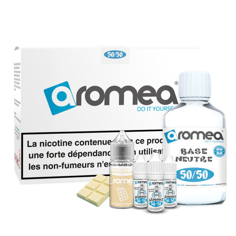E-liquide DIY Chocolat blanc 230ml - Aromea