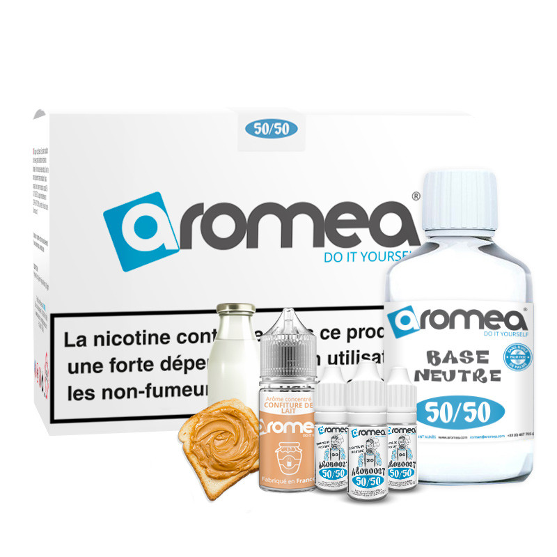[A1G-10-2 +B2G-70-6] E-liquide DIY Confiture de lait 230ml - Aromea (0 mg (sans nicotine))