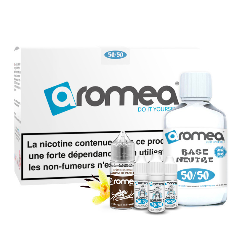 [A1G-10-2 +B2G-10-28] E-liquide DIY Gousse de vanille 230ml - Aromea (0 mg (sans nicotine))