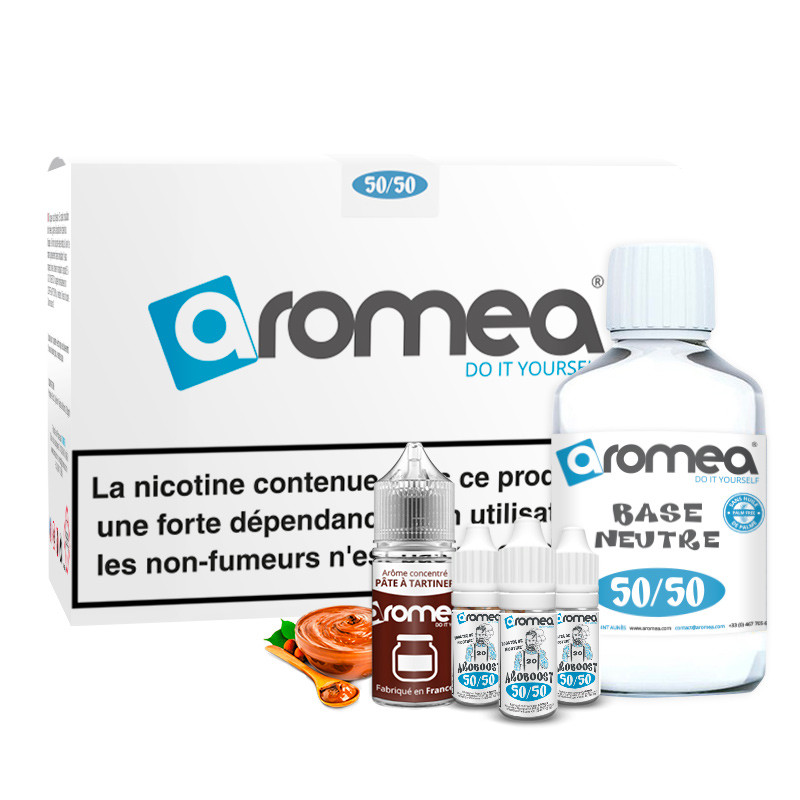 [A1G-10-2 +B2G-90-10] E-liquide DIY Pate à tartiner 230ml - Aromea (0 mg (sans nicotine))