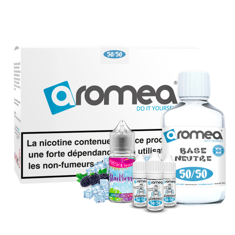 [A1G-10-2 +B2G-40-25] E-liquide DIY BLACKBERRY - Fresh & Sweet (0 mg (sans nicotine))
