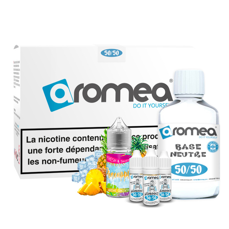 [A1G-10-2 +B2G-40-27] E-liquide DIY PINEAPPLE - Fresh & Sweet (0 mg (sans nicotine))