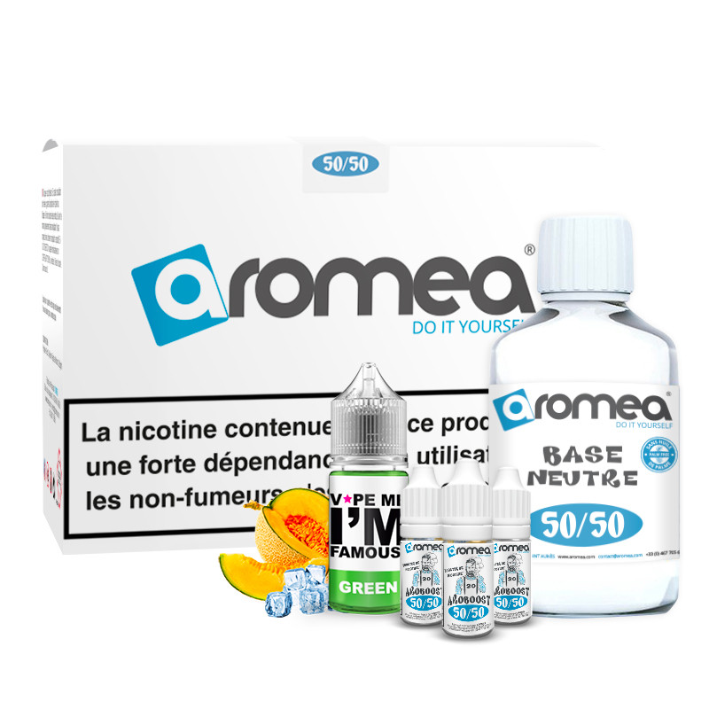 [A1G-10-2 +C1G-20-02] E-liquide DIY Green - Vape me i'm famous (0 mg (sans nicotine))