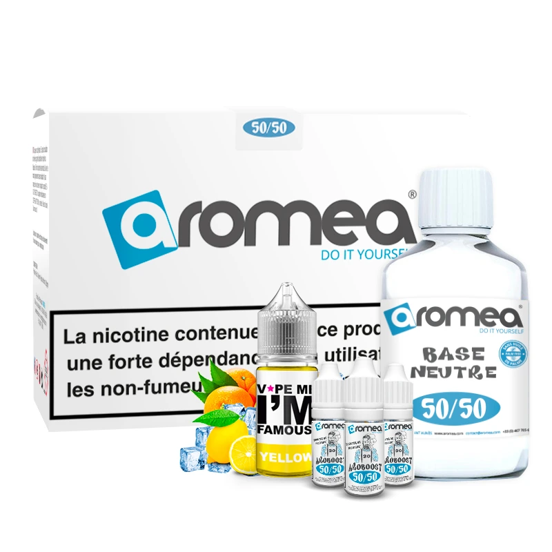 [A1G-10-2 +C1G-20-08] E-liquide DIY Yellow - Vape me i'm famous (0 mg (sans nicotine))