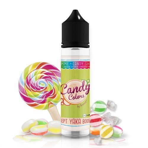 [D1G-50-1] E-liquide Candy Colors 50ml - Candy Shop (0 mg)