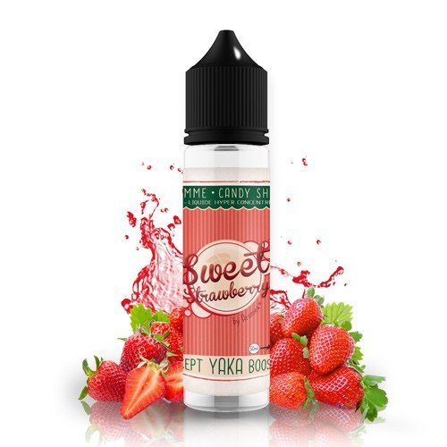 [D1G-50-5] E-liquide Sweet Strawberry 50ml - Candy Shop (0 mg)