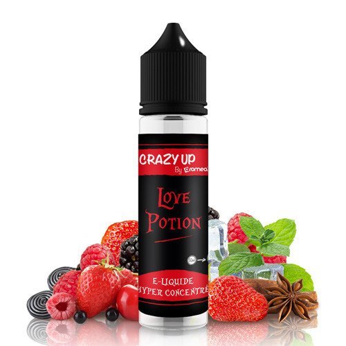 [D1G-10-2] E-liquide LOVE POTION 50ml - Crazy Up (0 mg)
