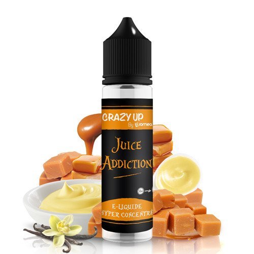 [D1G-60-1] E-liquide JUICE ADDICTION 50ml - Crazy Up (0 mg)