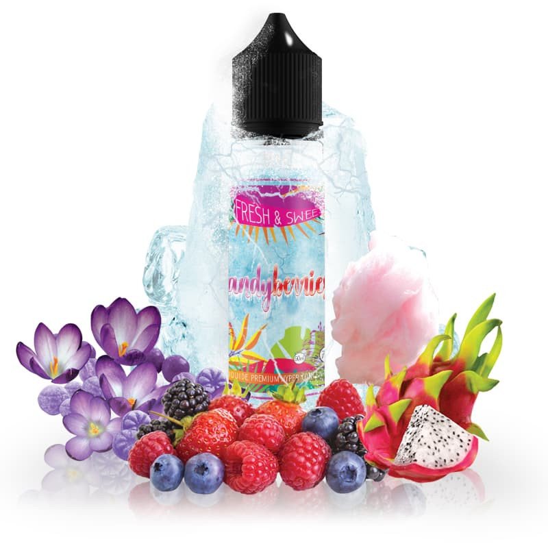 [#9503-0MG] E-liquide CANDYBERRIES 50ml - Fresh & Sweet (0 mg)