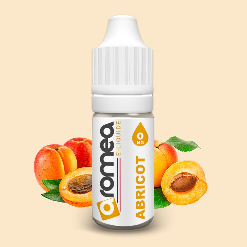 [E2G-10-01] E-liquide Abricot 10ml - Aromea (0 mg, À l'unité)